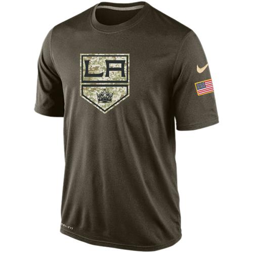 Men's Los Angeles Kings Salute To Service Nike Dri-FIT T-Shirt - Click Image to Close